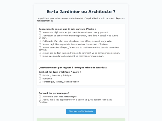 profilecrivain screenshot