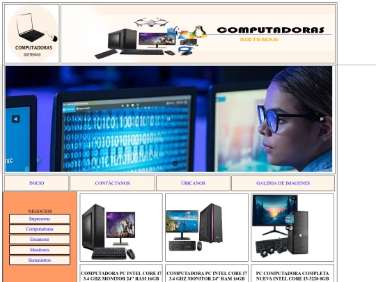 EXAMEN PRACTICO - ROCIO MAYTA/PAGINAS/computadoras screenshot