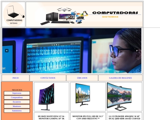 EXAMEN PRACTICO - ROCIO MAYTA/PAGINAS/monitores screenshot