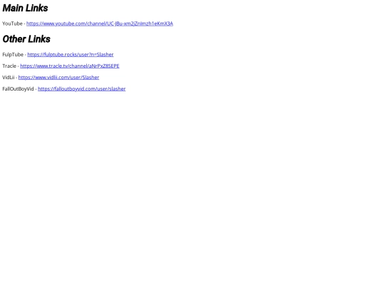 links screenshot
