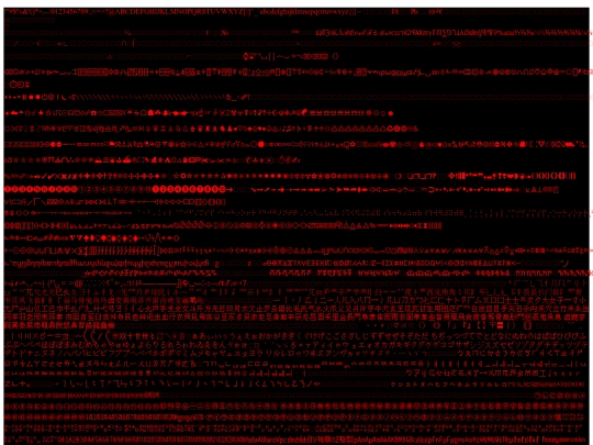 allunicodechars screenshot
