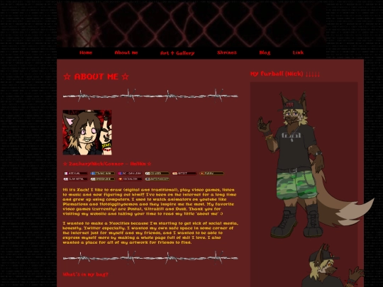 AboutMe screenshot