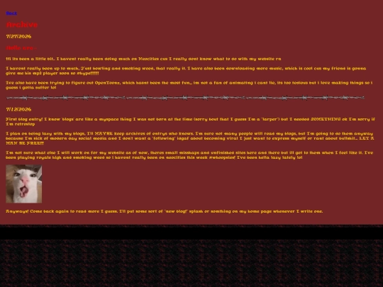 blog/pastblogs screenshot