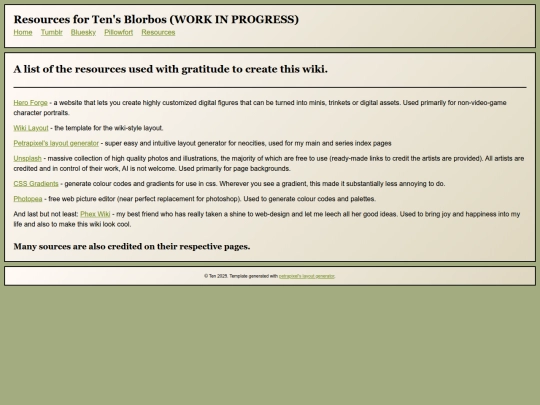 resources screenshot