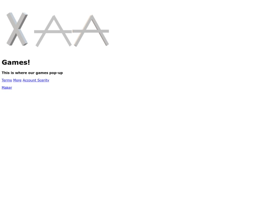 xaa_mainsite/Games screenshot