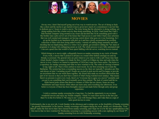 Movies screenshot