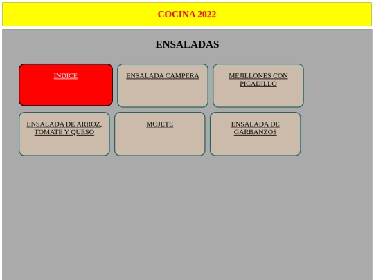 ENSALADAS screenshot