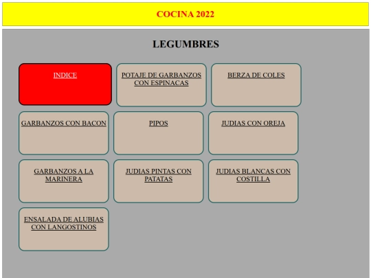 LEGUMBRES screenshot