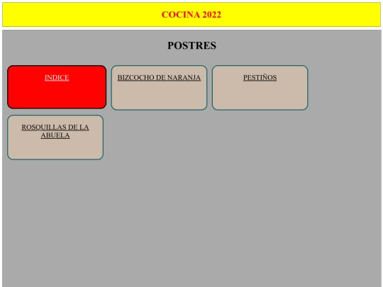 POSTRES screenshot