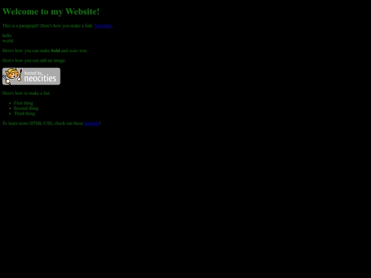 index screenshot