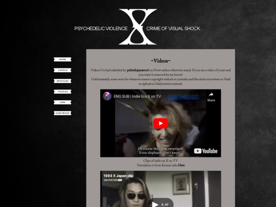 videos screenshot