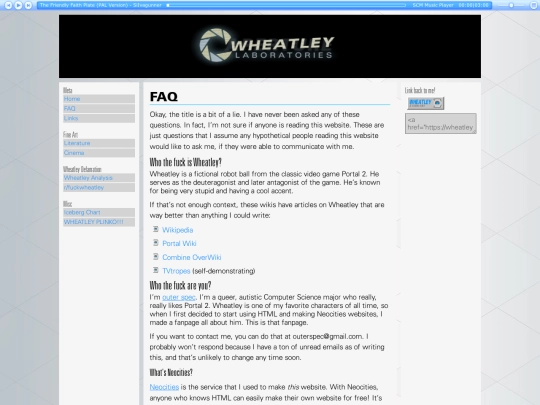 faq screenshot