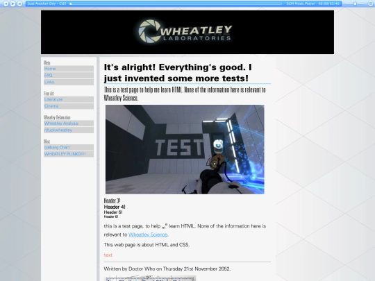test screenshot