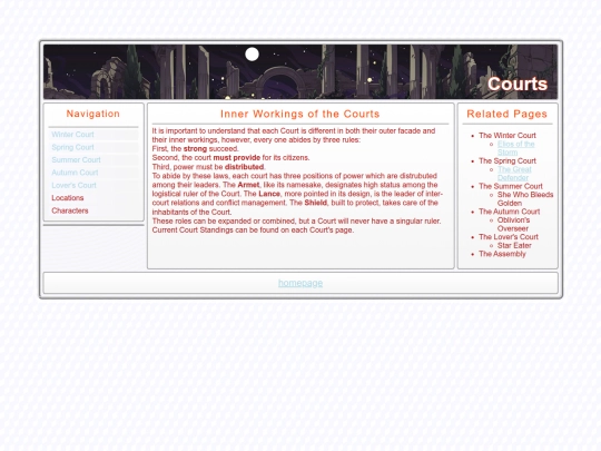 DraconicCourts/GENcourtpage screenshot