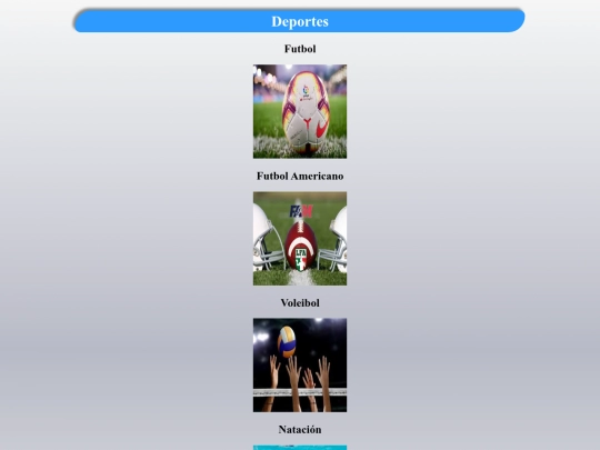 desarrolloweb/Deportes screenshot