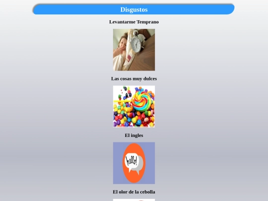 desarrolloweb/Disgustos screenshot