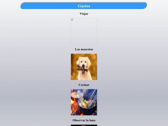 desarrolloweb/Gustos screenshot