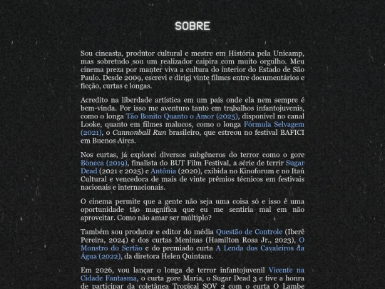 sobre screenshot
