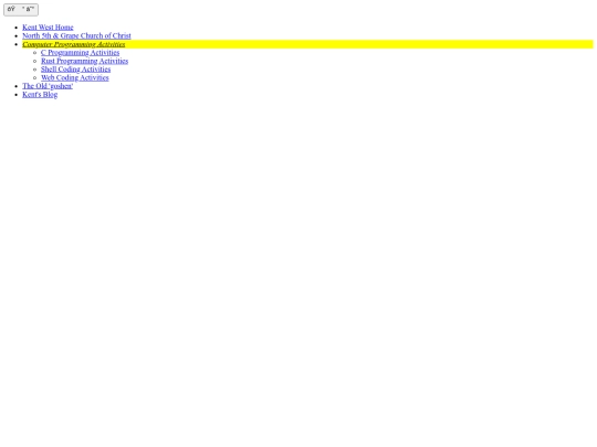 coding/menu screenshot
