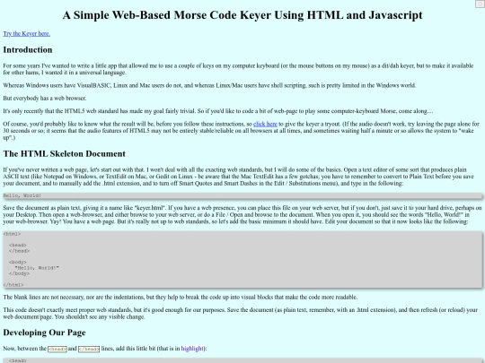 coding/web/morse-keyer screenshot