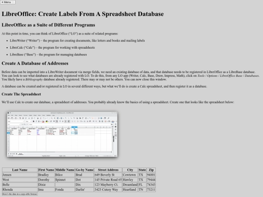 westk/LabelMailMergeInLibreOffice/HowToLibreOfficeMailMergeLabels-Finished screenshot