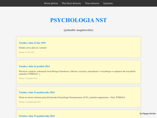 index screenshot