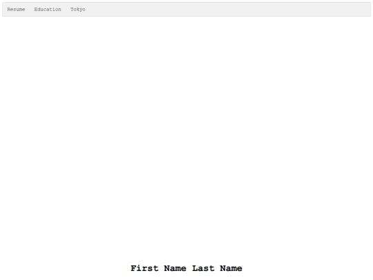 resume screenshot