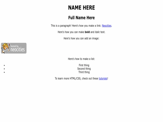 index screenshot
