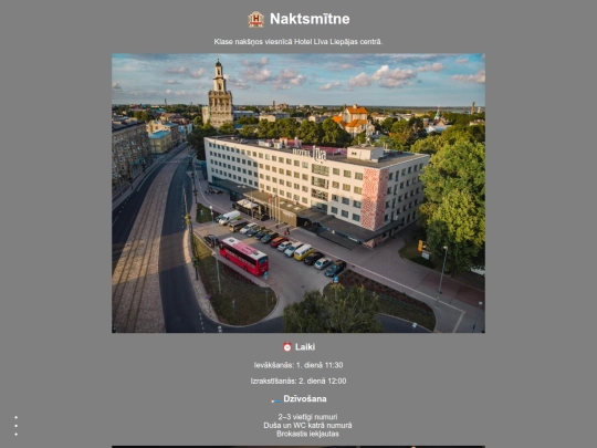 naktsmitne screenshot
