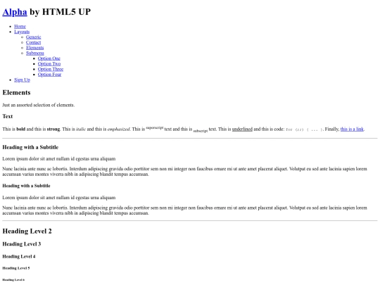 Alpha with Overlay/elements screenshot