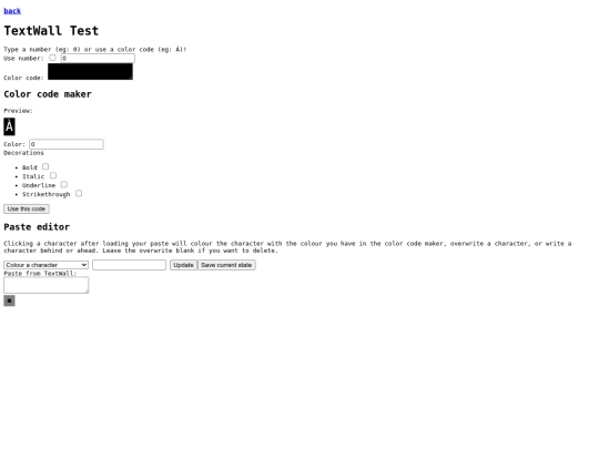 textwalltest screenshot