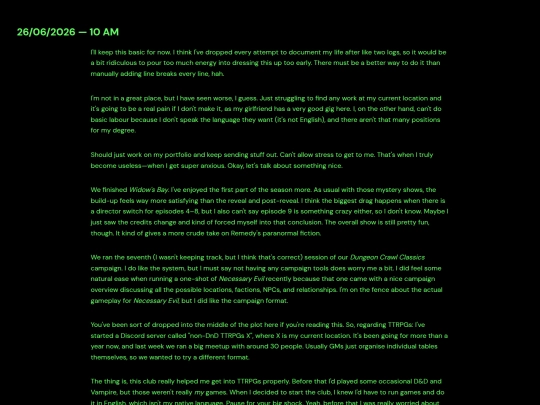 blog screenshot