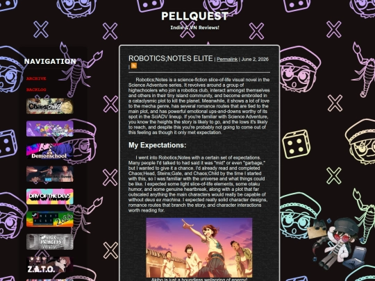 reviews/roboticsnotes screenshot