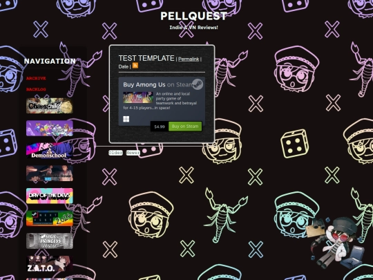 reviews/template screenshot