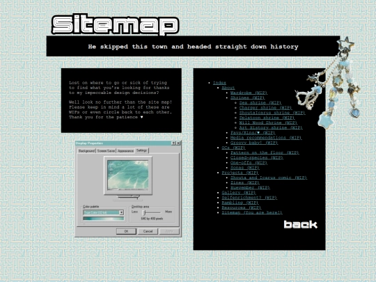 sitemap screenshot