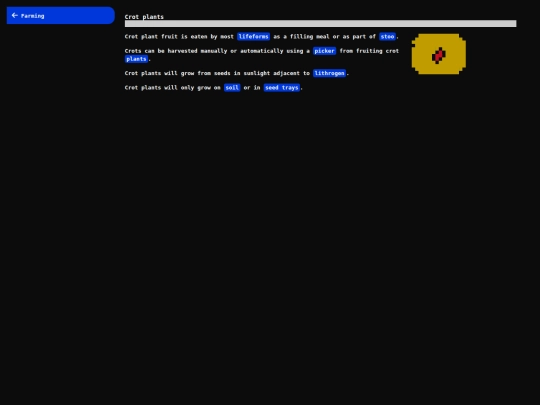 database/crot_plants screenshot