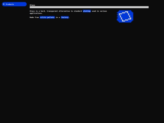 database/glass screenshot