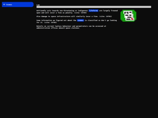 database/law screenshot