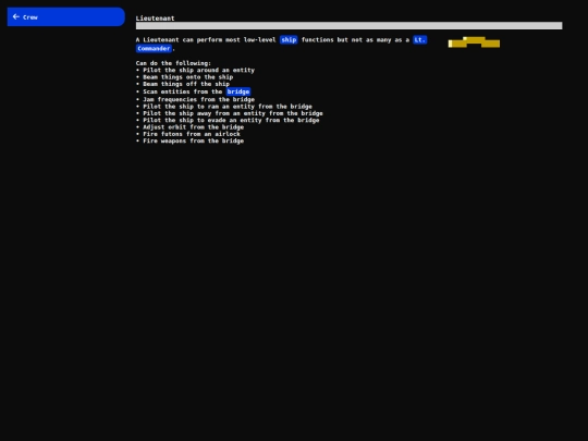 database/lieutenant screenshot