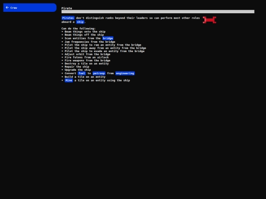 database/pirate screenshot