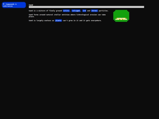 database/sand screenshot