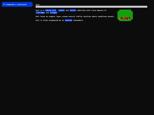 database/soil screenshot