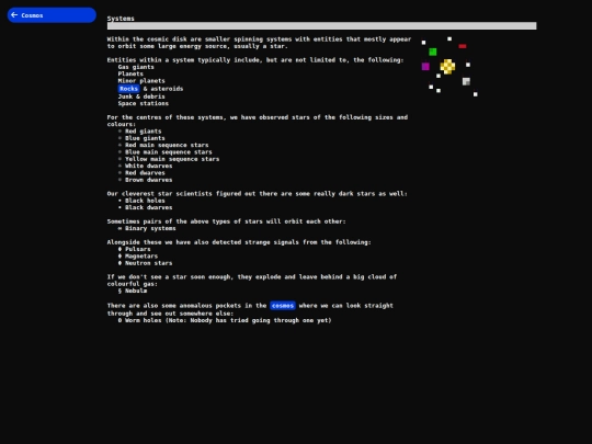 database/systems screenshot