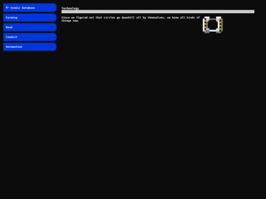 database/technology screenshot