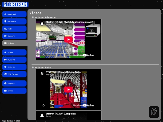 videos screenshot