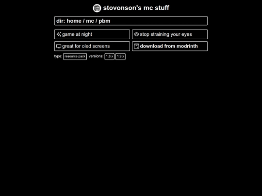 mc/pure-black-menus screenshot