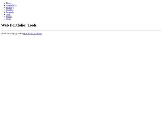 tools screenshot