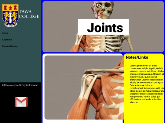 1.8Website/Joints screenshot