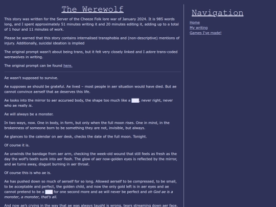 story-the-wolf screenshot