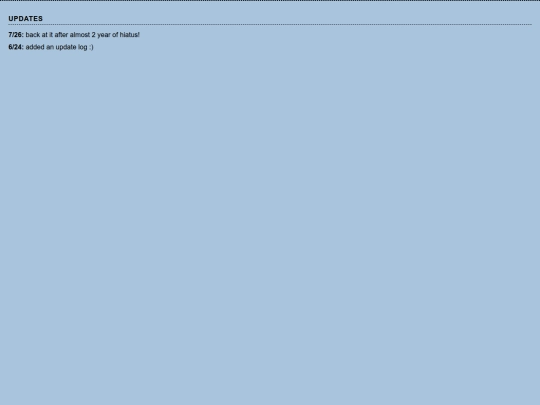 main/update-log screenshot